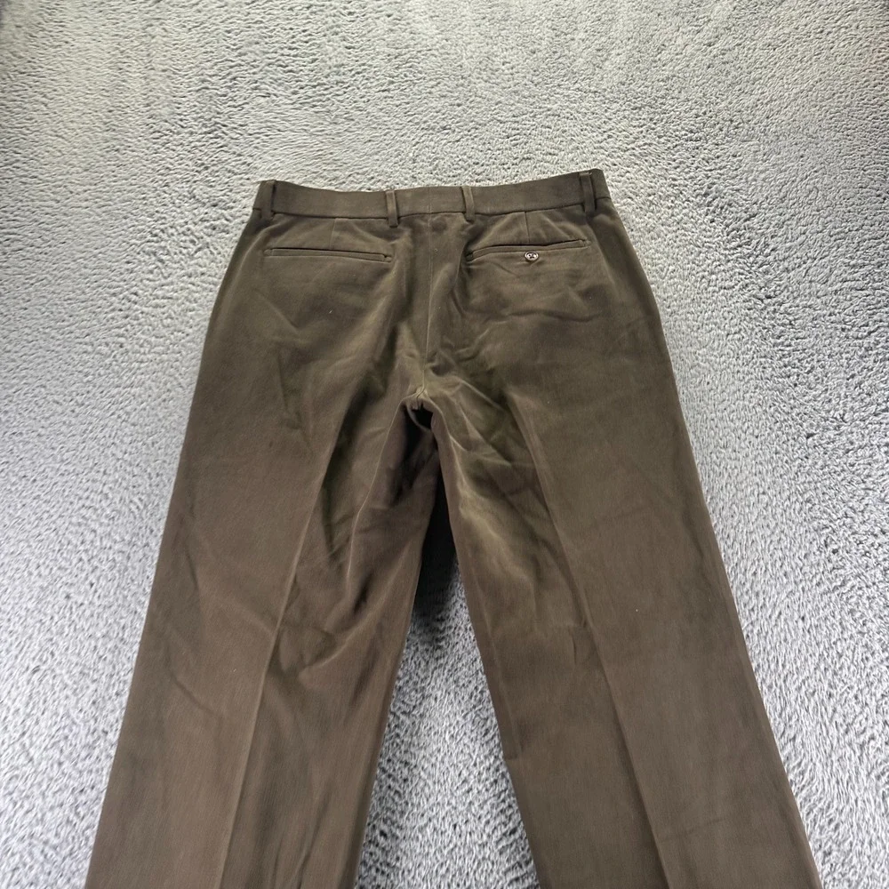 Banana Republic Pant Mens‎ 33x32 Brown Cotton Dress Straight Leg Formal Business
